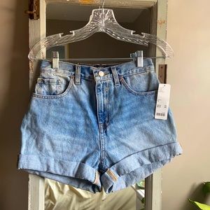 Mom High-Rise Denim Shorts